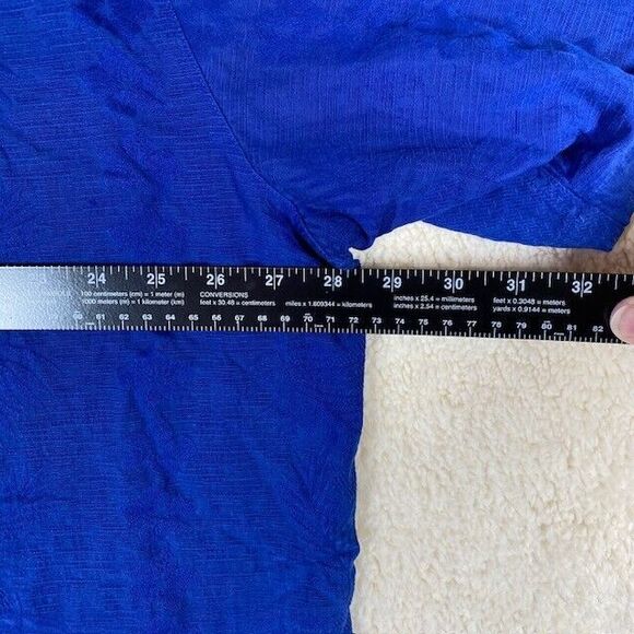 Caribbean Pineapple Silk Shirt Mens Sz 3XT  Blue Hawaiian Camp Button Up Beach - Picture 9 of 11